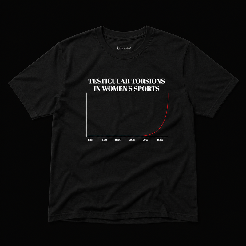 TESTICULAR TORSIONS IN WOMEN'S SPORTS CHART T-SHIRTS