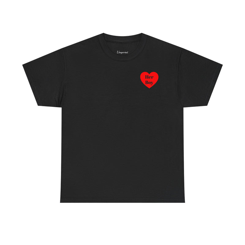 I  My GF T-Shirt — Cute Romantic Tee with Heart Chest Logo