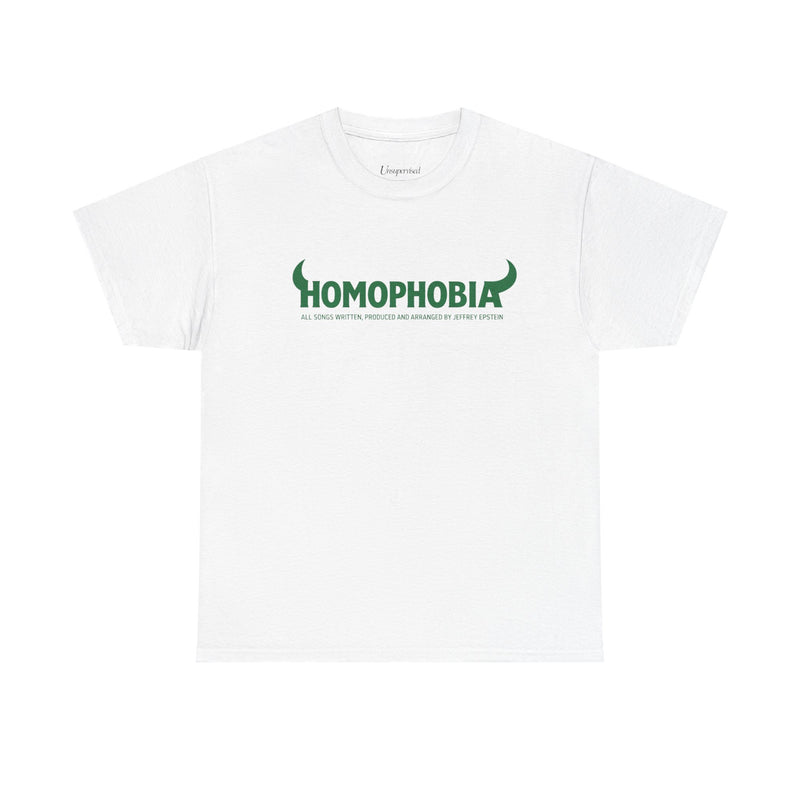HOMOPHOBIA: CHROMAKOPIA PARODY T-SHIRT