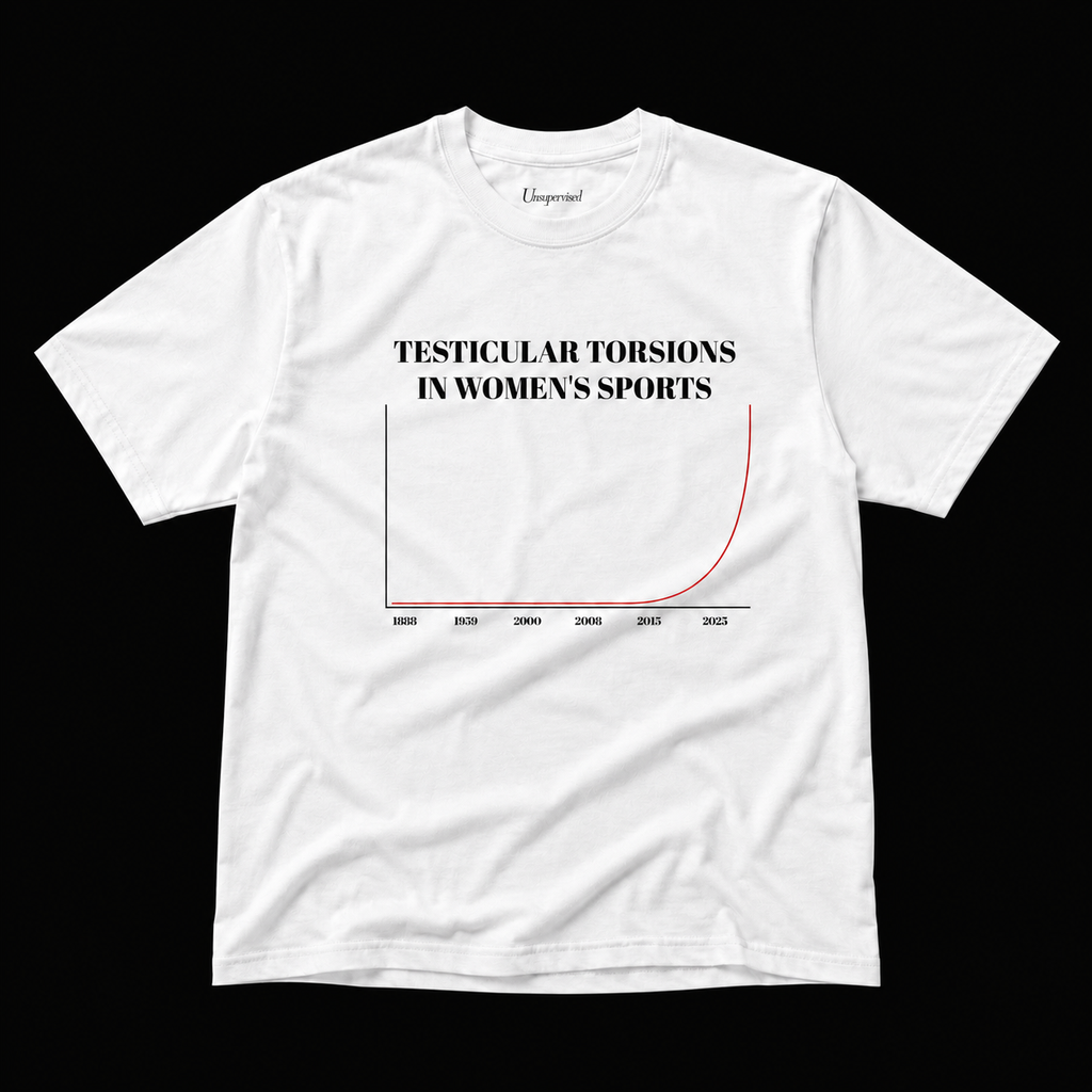 TESTICULAR TORSIONS IN WOMEN'S SPORTS CHART T-SHIRTS